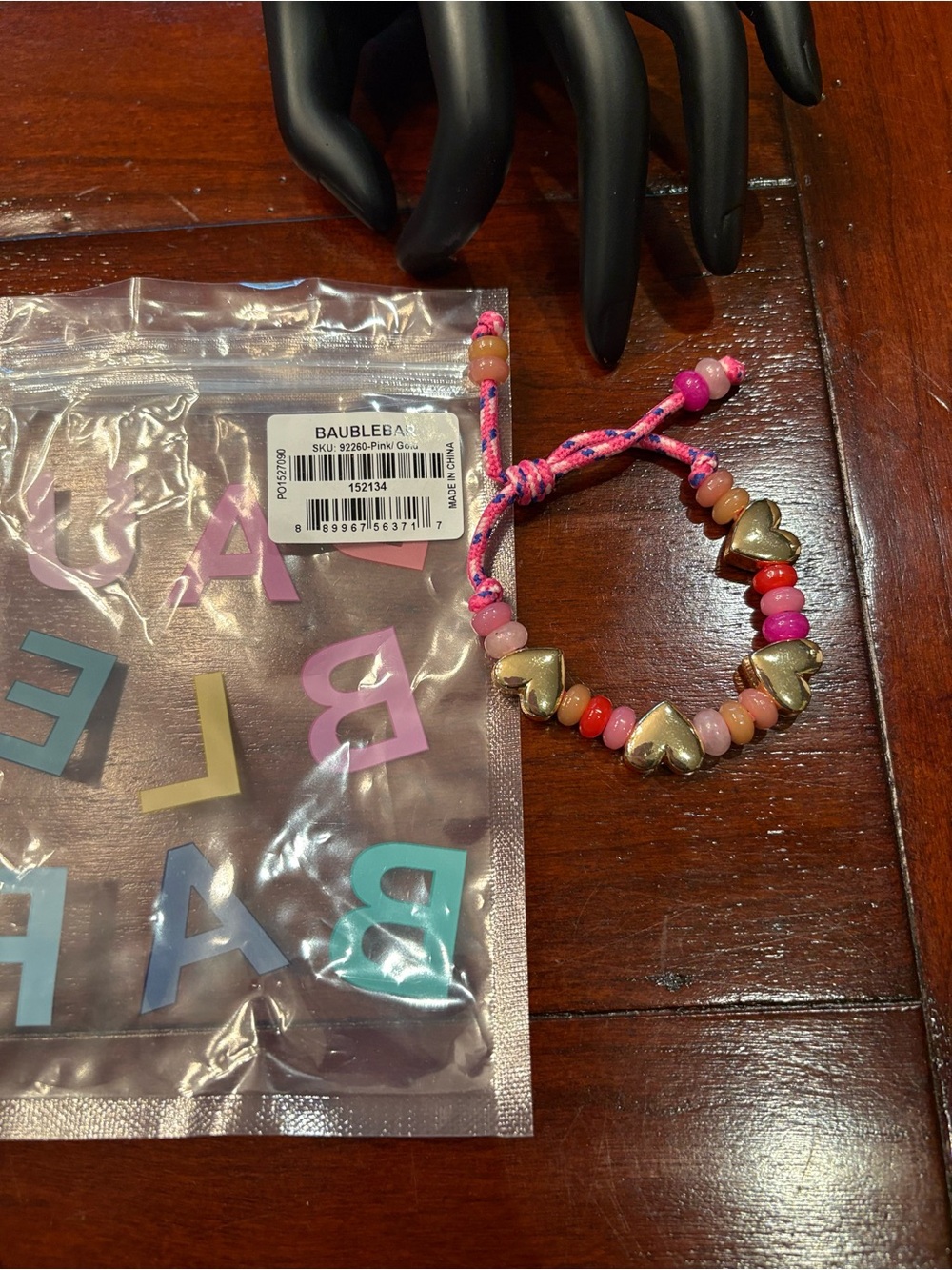 Bauble Bar Happy Here Beaded Bracelet - NWT - Picture 3 of 4
